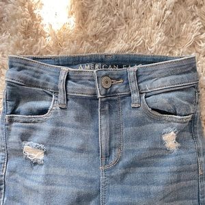 Distressed Skinny American Eagle Jeans